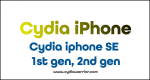 Cydia iPhone SE 1st gen, 2nd gen